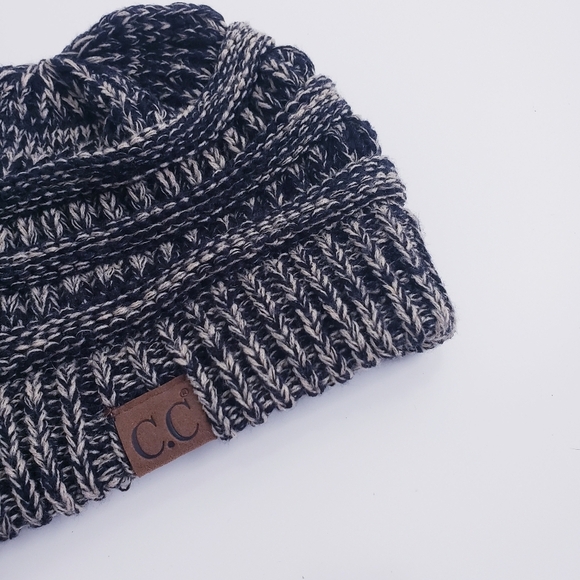 C.C Knit Heathered Beanie Hat - Picture 3 of 6
